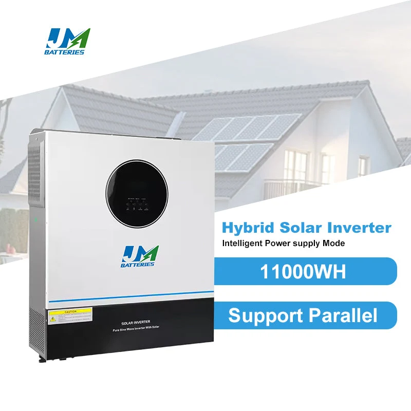 Jm Professional Design11kwh 220V 50Hz Pure Sine Wave Solar Power Inverter for Home Grid -Connected Inverter Solar Panels Portable Inverter WiFi