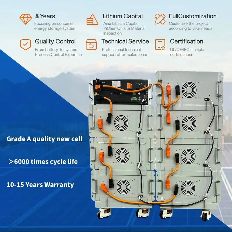 96V 240V 336V 384V 280AH High Voltage LiFePO4 Battery