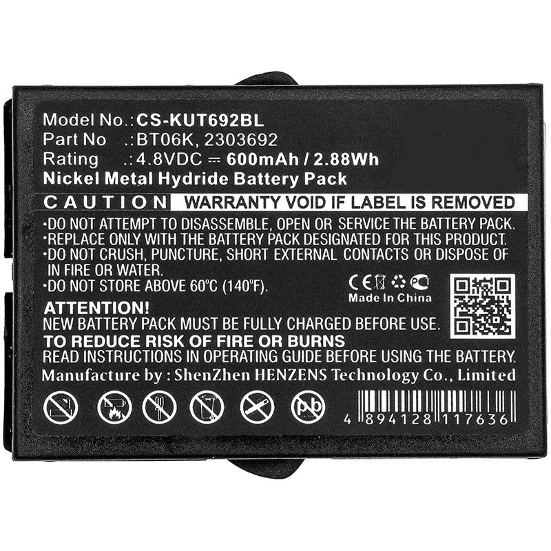 4.8V 600mAh Kran-Fernbedienung akku für 2303692 ATEX transmitters RAD-TF transmitters RAD-TS, T70 1 ATEX T70 2 ATEX handhelds Ni-MH
