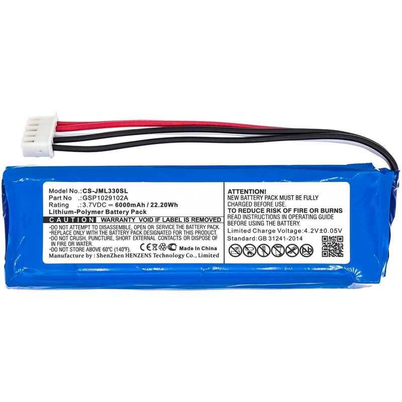 3.7V 6000mAh Lautsprecher akku für Charge 3 Li-Polymer