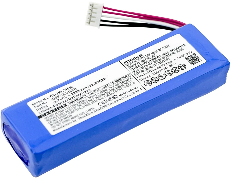 3.7V 6000mAh Lautsprecher akku für Charge 2 Charge 2 Plus Charge 2+ Charge 3 2015 Charge 3 2015 Version Li-Polymer