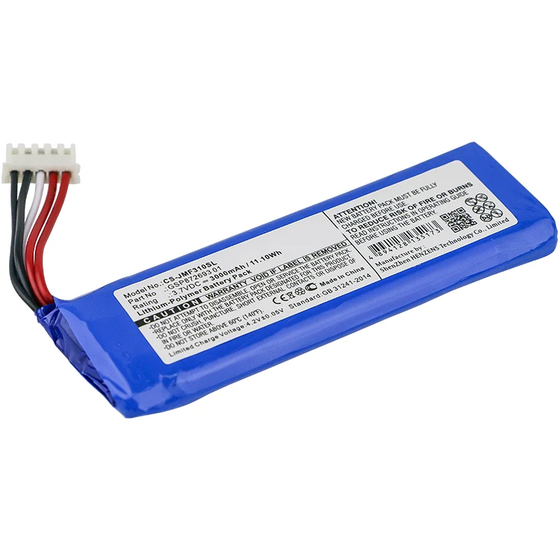 3.7V 3000mAh Lautsprecher akku für Flip 4 Flip 4 Special Edition Li-Polymer