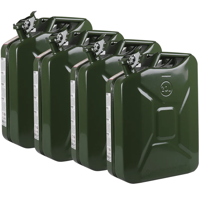Benzinkanister mit Trichter Set 20 L 4-tlg.