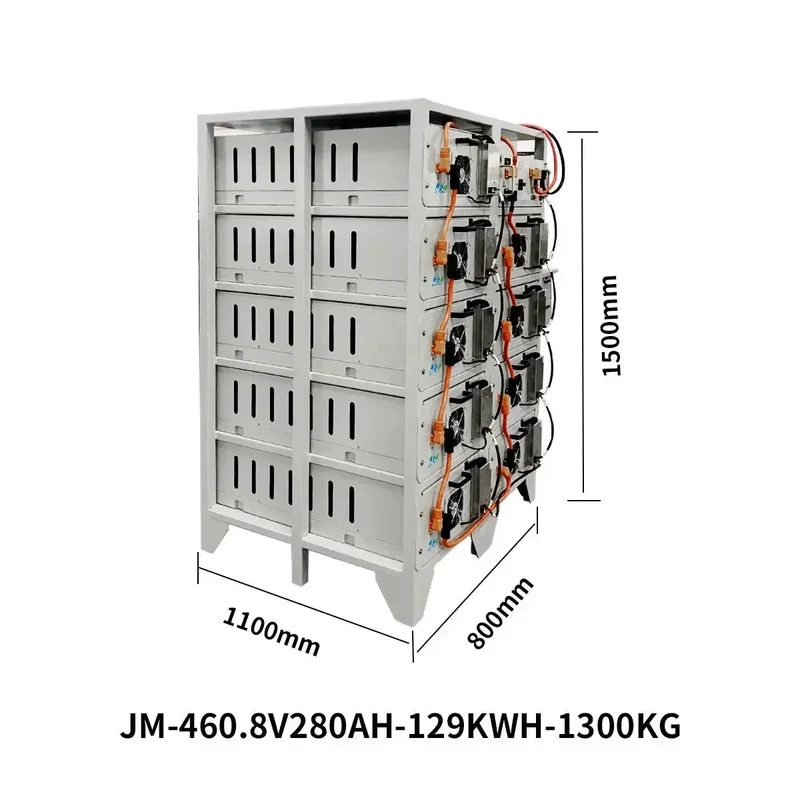 461V 280AH 129KWH High Voltage Energy Storage System Battery