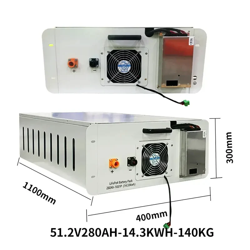 461V 280AH 129KWH High Voltage Energy Storage System Battery
