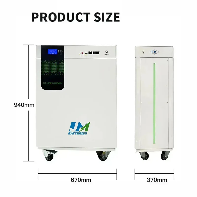 51.2V 200AH 10KW LiFePO4 Battery For Home Solar Storage System