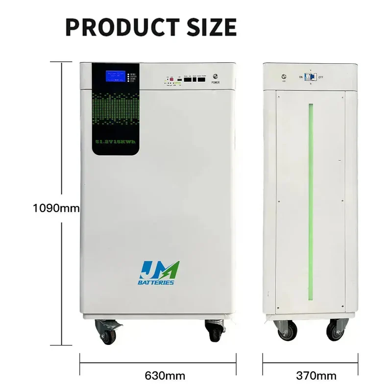 51.2V 200AH 300AH Movable LiFePO4 Battery Pack off-Grid Solar Power Battery