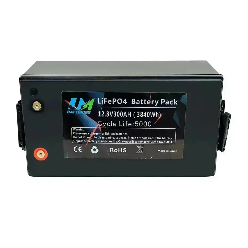 12.8V 300AH Battery Rechargeable Lithium Solar Battery