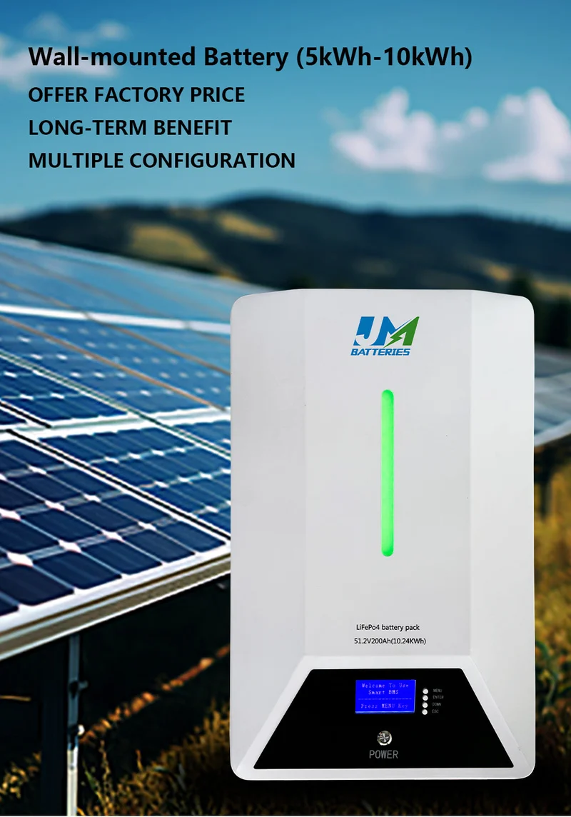 JM Display battery level 15Kwh lithium ion batteries 48V 51.2V lithium iron phosphate batteries