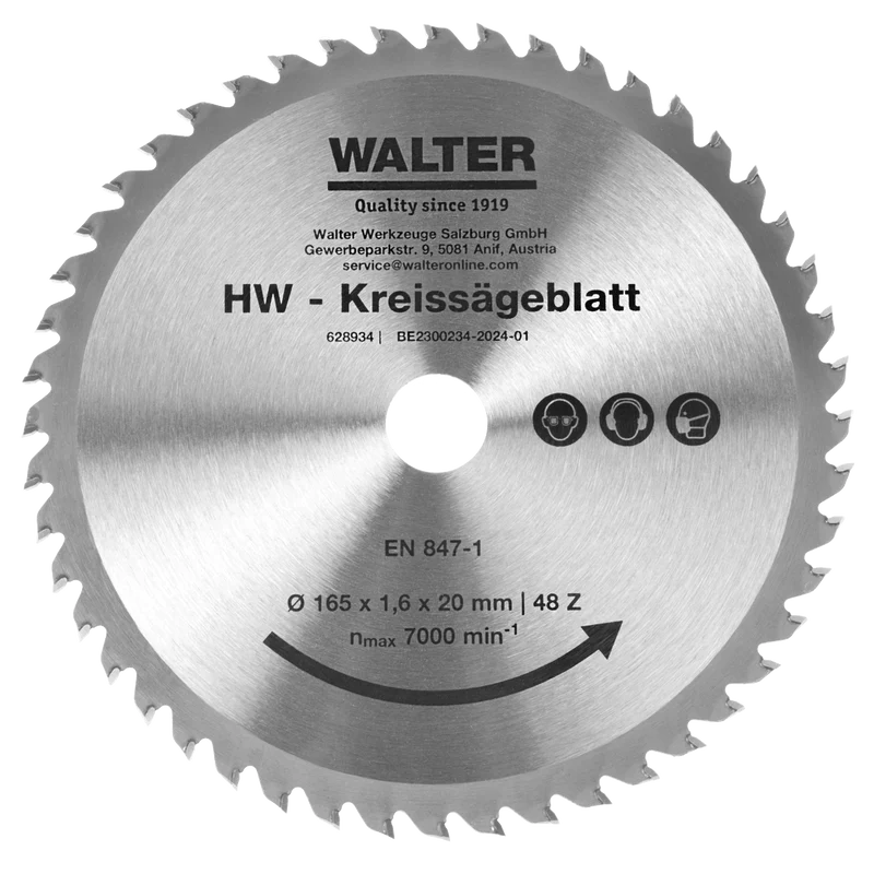 Hartmetall Sägeblatt 48Z