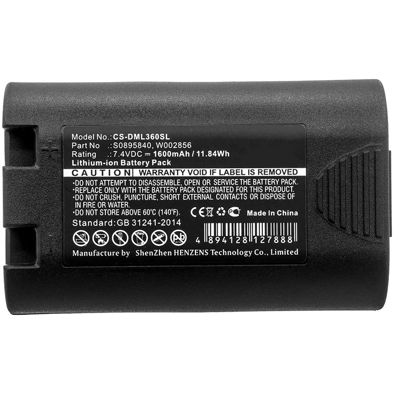 7.4V 1600mAh Tragbarer Drucker akku für LabelManager 360D LabelManager 420P LM360D Rhino 420P Rhino 5200 Rhino LM 360D PL200 Li-ion