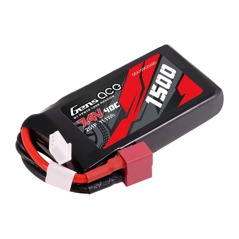 Gens Ace 1500mAh 2S 150C LiPo-Akku mit Deans-Stecker