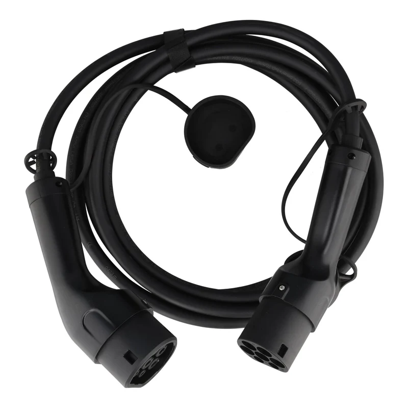 AccuCell 11KW Ladekabel für e-Auto - Elektroauto, 7,5 Meter Anschlussart Typ 2 auf Typ 2 EU Norm 62196 EV charging cable IP65