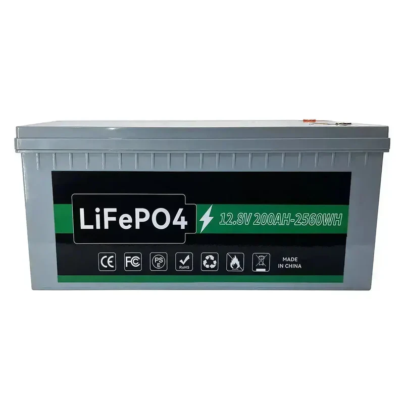 12.8V 100AH 150AH 200AH LiFePO4 Battery Pack Deep Cycle Rechargeable Lithium Cell Power Battery