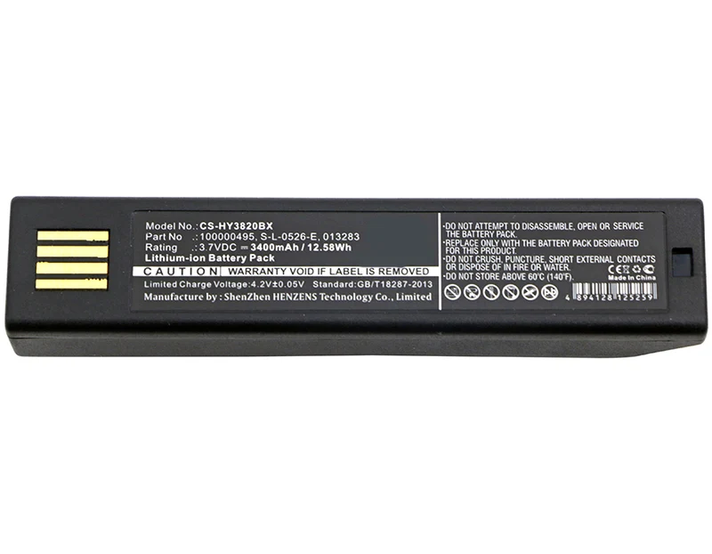 3.7V 3400mAh Barcodelesegerät akku für Xenon 4820 Xenon 4820i Xenon 6320 Voyager 1202 Xenon 5620 1202g Granit 1911i 6320 BAT-SCN01 HR-100 Li-ion