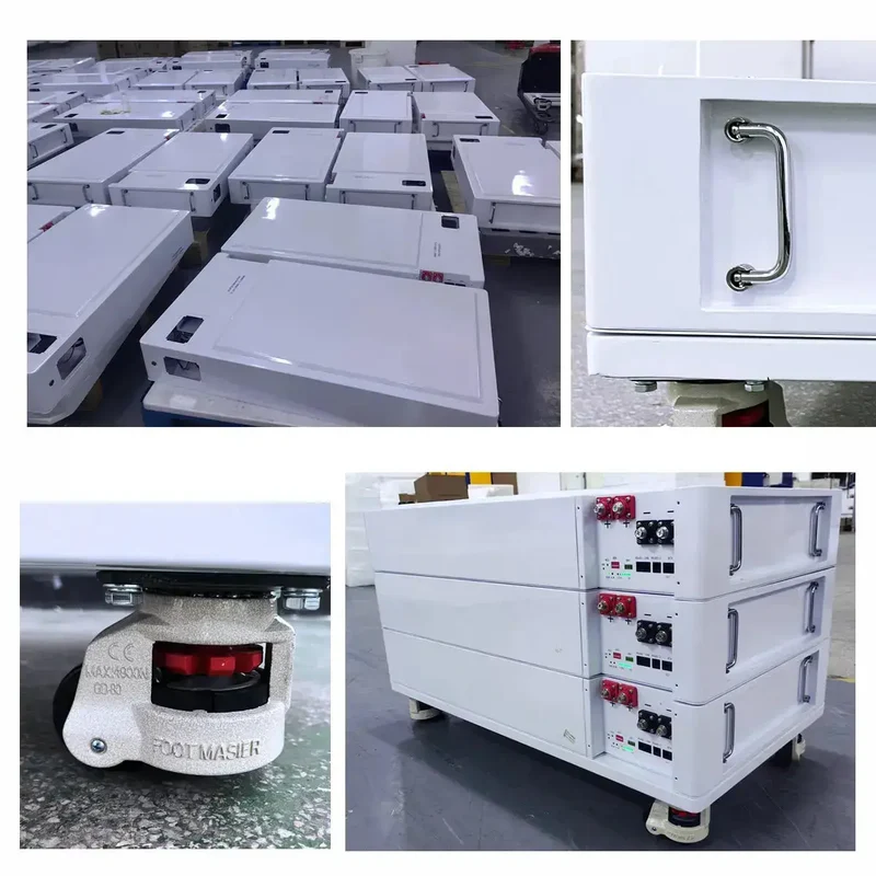 51.2V 600ah 900ah 1200ah Stackable Wall Mounted Solar Battery