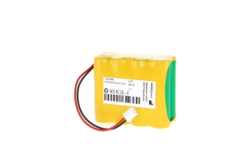 AKKUmed NiMH Akku passend für Medima Spritzenpumpe S2/P2 - 9,6 V 2200mAh 59x30x50 mm
