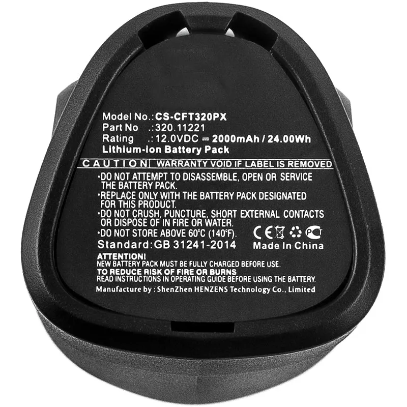 12.0V 2000mAh Elektrowerkzeuge akku für 11221 9-11221 Nextec Li-ion