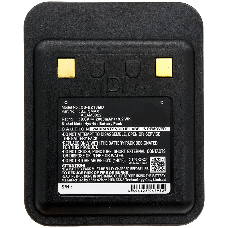 9.6V 2000mAh Wärmebildkamera akku für Heiman T3, T3, T3 Max, T320 T320T T3ALK T3LT T3MAX T3MAXWITH TT,T3MAXWITH-TT T3XT T4 T4MAX T4n Ni-MH