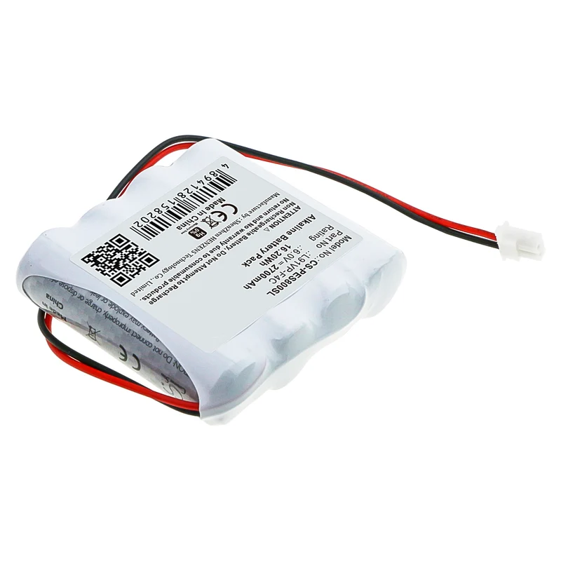 6.0V 2700mAh Körperpflege akku für ES8 Hand Sanitizer Dispenser Alkaline
