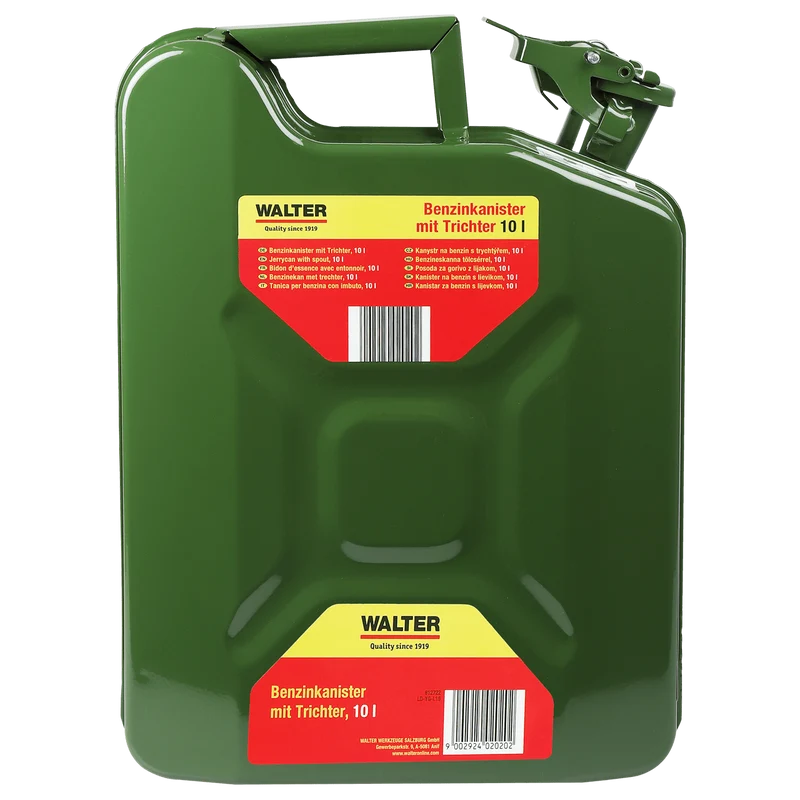 Benzinkanister mit Trichter Set 10 L 2-tlg.
