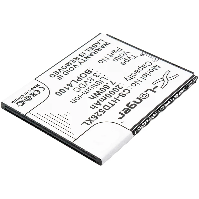 3.8V 2000mAh Handy, Smartphone akku für DF-UC020 Desire 326G, Desire 526, Desire 526G+ dual sim, HTCD100LVWP Li-ion