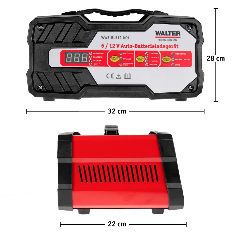 Auto-Batterieladegerät mit Starthilfe 6 / 12 V