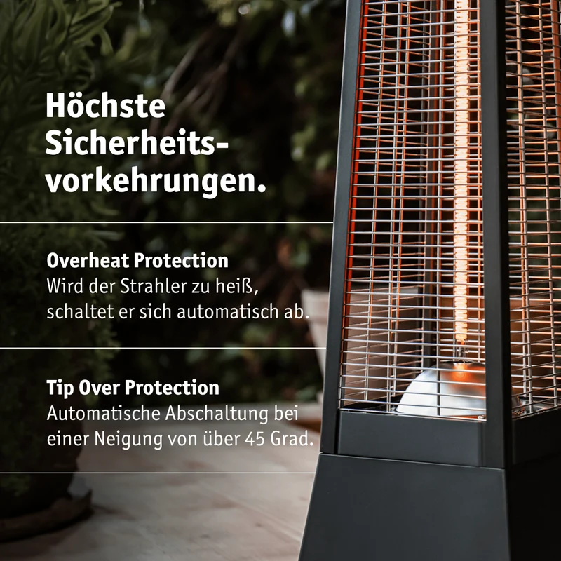 Infrarot Standheizstrahler 2000 W