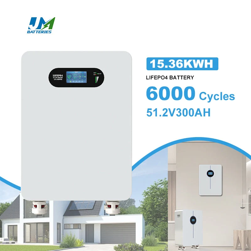JM 48v 300Ah Floor Mounted Lithium Iron Phosphate Battery 15kWh Home Battery