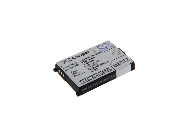 AccuCell Li-Ion Ersatzakku für Siemens Gigaset 4000 micro M1 Professional - V30145-K1310-X125 - 3,7 V 1300mAh 53,5x36,6x7,3 mm