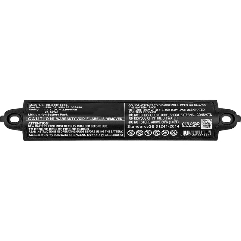 11.1V 2200mAh Lautsprecher akku für 404600 Soundlink Soundlink 2 SoundLink 3 Soundlink II SoundTouch 20 Li-ion