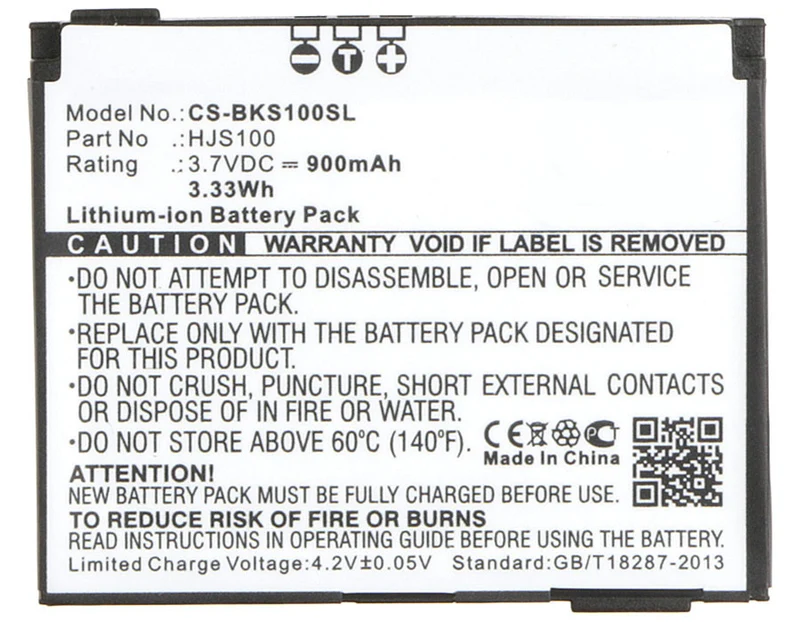 3.7V 900mAh GPS, Navi akku für Universal DF-UC020 Becker HJS 100 HJS-100 Map Pilot Li-ion