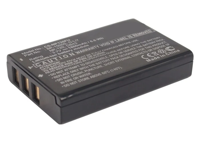 3,7 V 1800 mAh Kamera Akku für RICOH Insignia Toshiba PENTAX Sportkamera Kyocera Fujifilm CAMILEO Lawmate Li-Ion