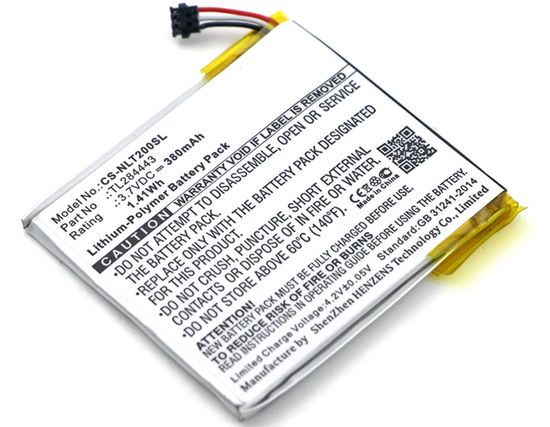 3.7V 380mAh Intelligentes Zuhause akku für A0013 Thermostat 3rd Gen Learning Thermostat 3rd Genera T3007ES T3008US T4000ES Thermostat E Li-Polymer
