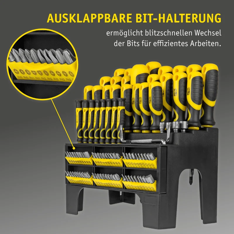 XXL Schraubendreher- und Bit Set 100-tlg.