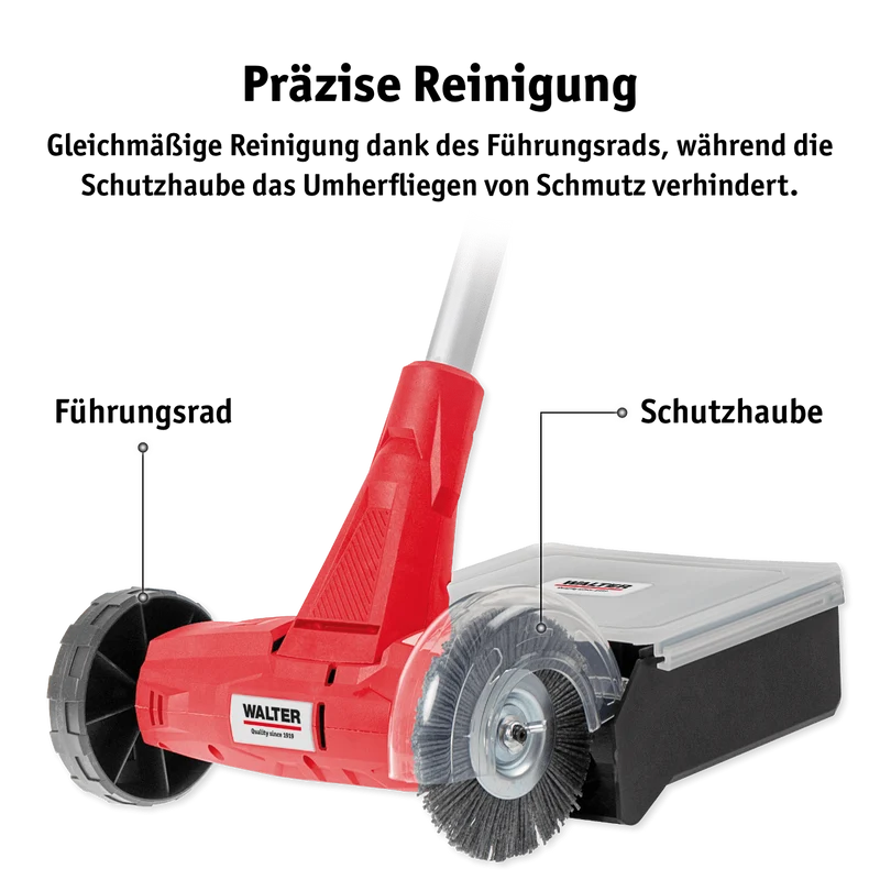 2in1 Fugenreiniger mit Fangbox