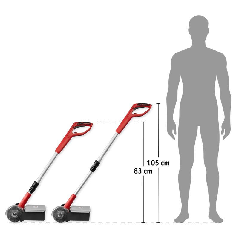2in1 Fugenreiniger mit Fangbox