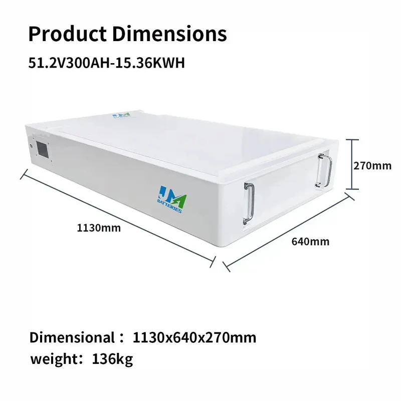51.2V 300ah 600ah 900ah 1200ah Lithium Battery for Solar Energy System