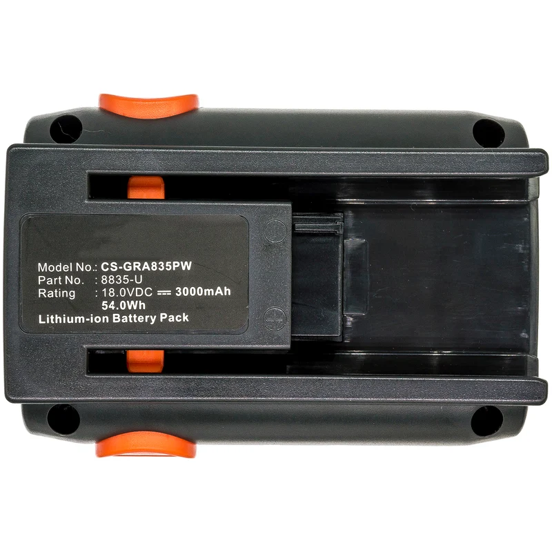 18.0V 3000mAh Rasenmäher akku für AccuCut Li 450 CST 2018-Li EasyCut 50-Li EasyCut 8873 ErgoCut 48-Li 8878 ErgoCut 8878 HighCut 48-Li Li-ion