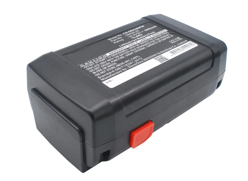 25.0V 3000mAh Rasenmäher akku für 648872 Accu-Spindelmaher 380 Li Spindelmaher 380 Li Li-ion