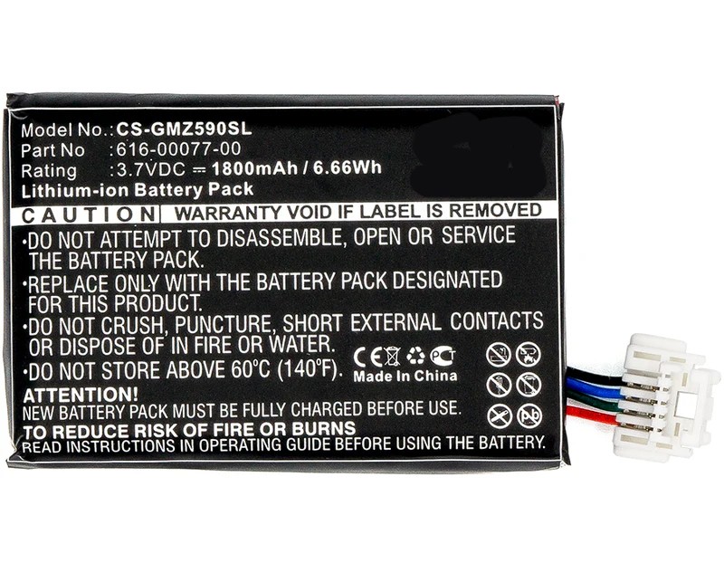 3.7V 1800mAh GPS, Navi akku für 010-01603-10 Zumo 590 Zumo 590LM Zumo 595 Zumo 595LM Li-ion