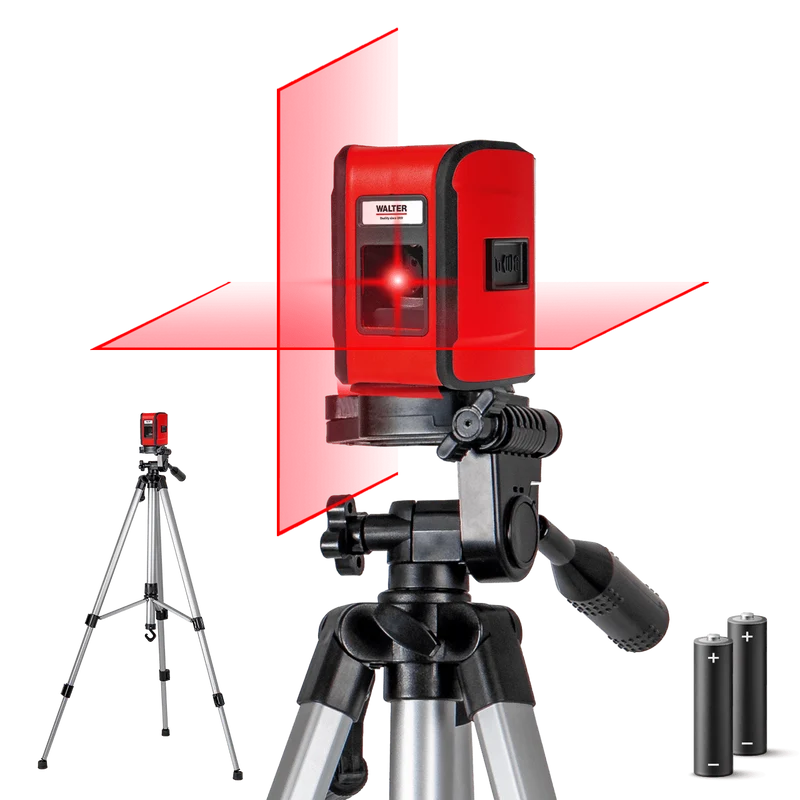 Kreuzlinienlaser mit Stativ