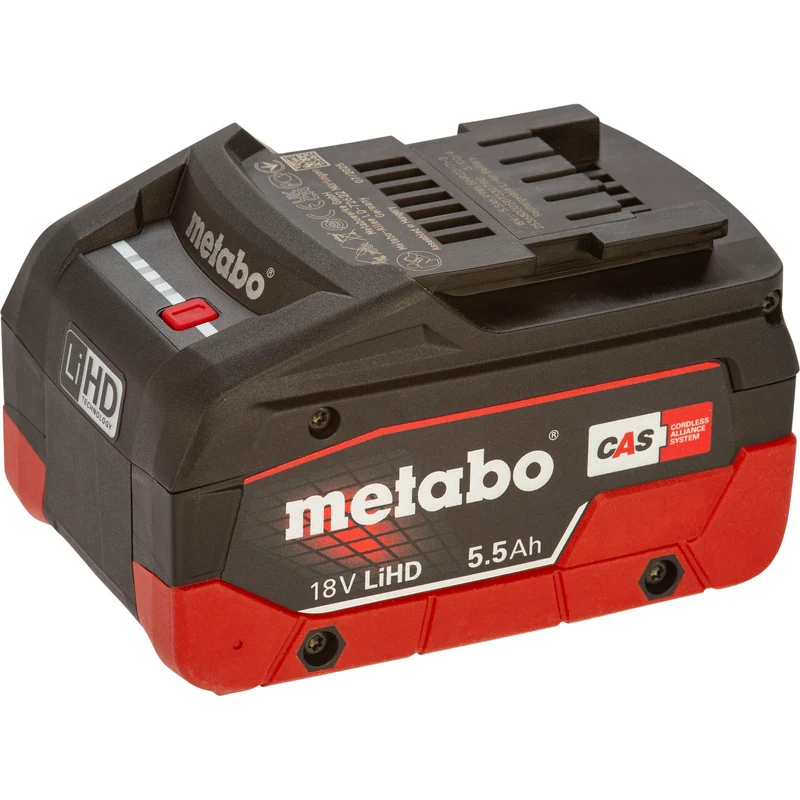 Metabo 18 V 5,5 Ah LiHD Akku-Pack – Hochleistungsakku für professionelle Anwendungen