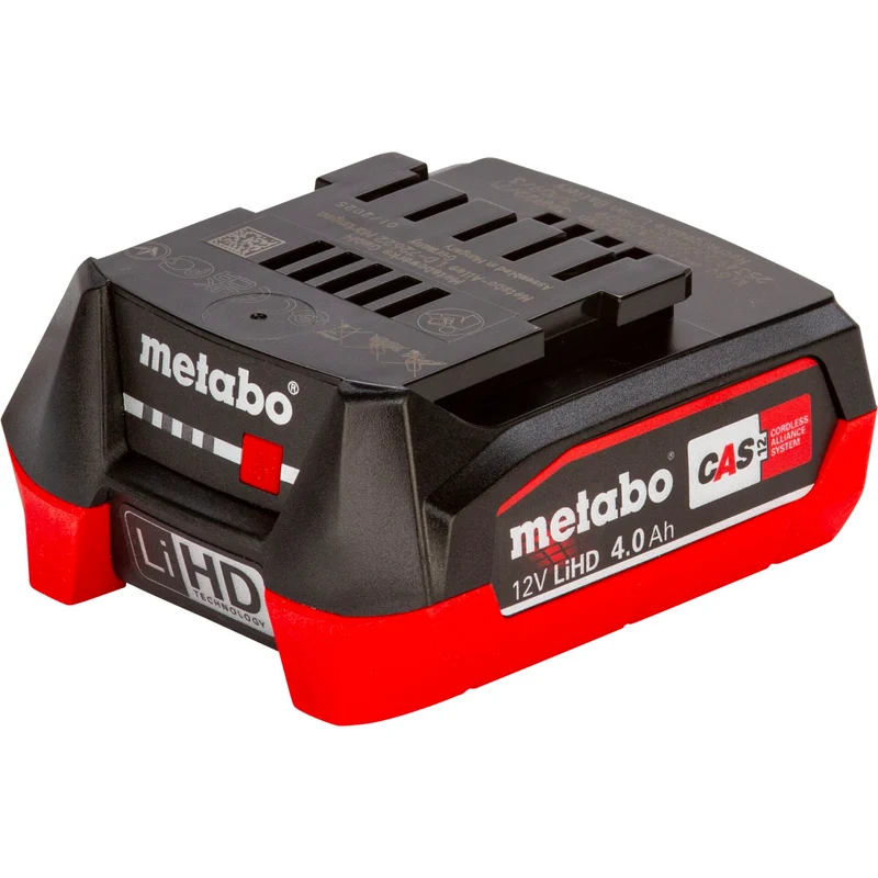 Metabo 12 V 4,0 Ah LiHD Akku-Pack – Kompakter Hochleistungsakku für Elektrowerkzeuge