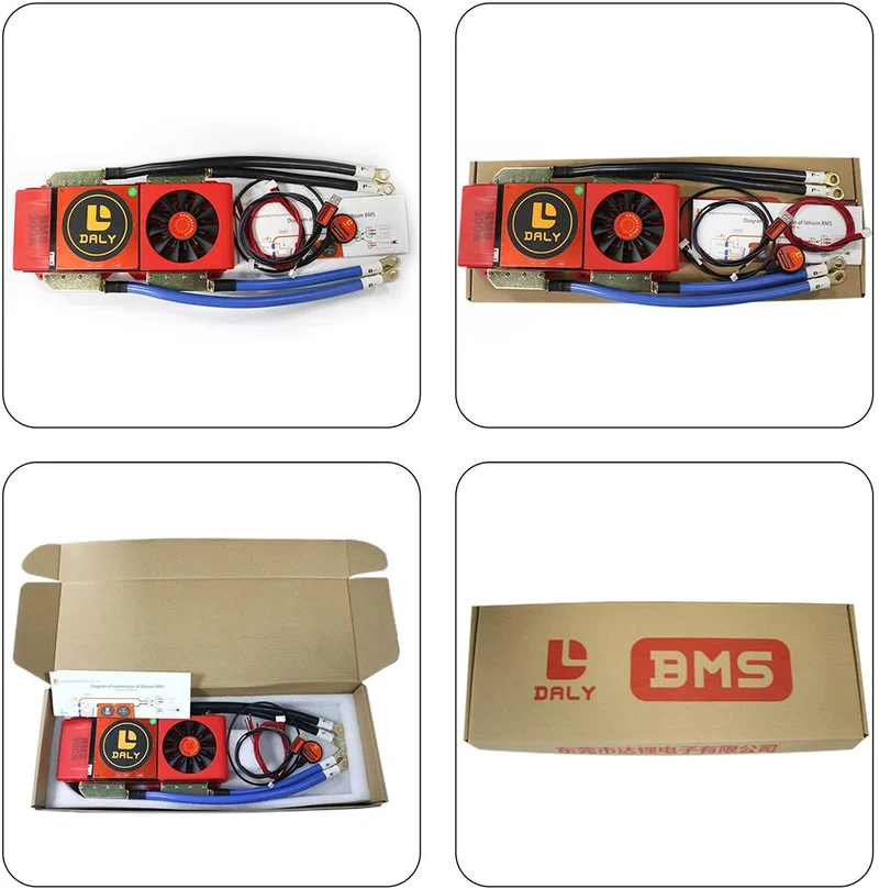 Daly smart bms Li-ion 7S 24V 400A with Fan bluetooth 52130257