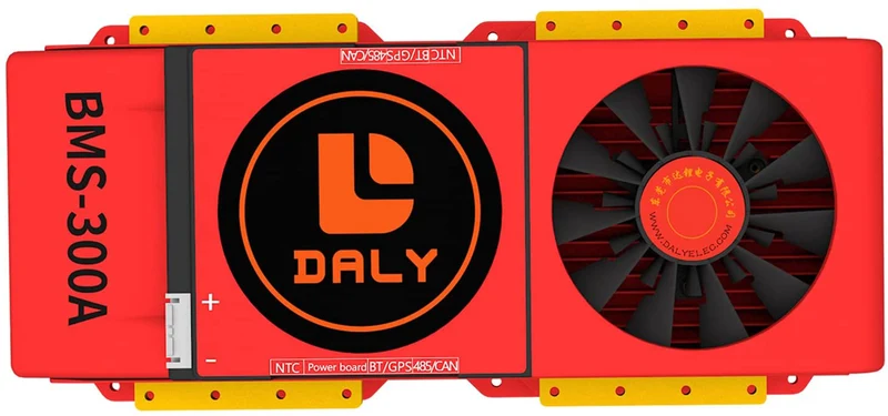 Daly smart bms Li-ion 7S 24V 300A with Fan bluetooth 52130257