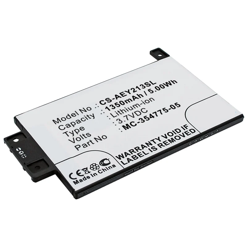 3.7V 1350mAh E-Book akku für DP75SDI, Kindle Paperwhite 2013 Kindle Paperwhite 6 2015 Kindle Paperwhite 6 Gen Kindle Touch 3G 6" 2013 Li-ion