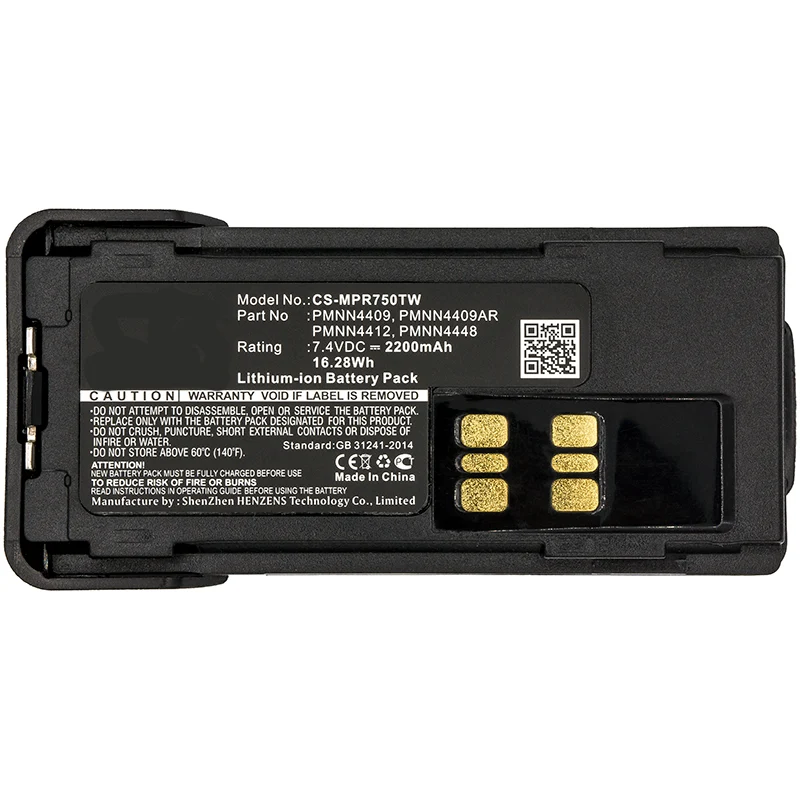 7.4V 2200mAh Funkgerät akku für XPR3500e XPR7380 XPR7380e XPR7500 XPR7550 XPR7550e XPR7580 XPR7580e Li-ion