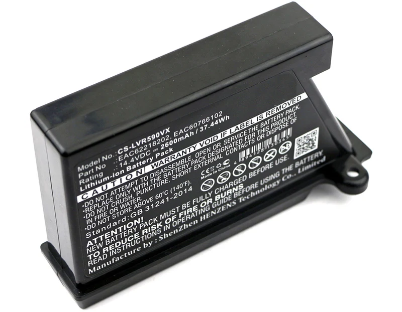 14.4V 2600mAh Vakuum Ersatzakku für HomBot R66803VMNP HomBot VCARPETX HomBot VHOMBOT1 HomBot VHOMBOT3 HomBot VPARQUET Li-ion
