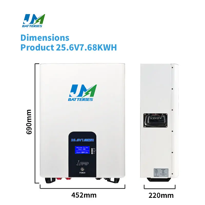 25.6V 24V Lifepo4 Powerwall Battery 24V 300Ah Lithium Ion Split Battery